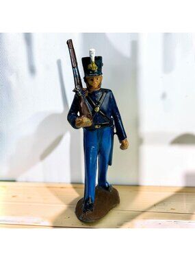 Vintage French Toy Soldier Figurine - Possibly Marx Waterloo Regiment Reissue